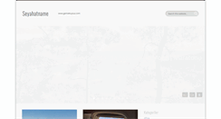 Desktop Screenshot of gamzetuysuz.com